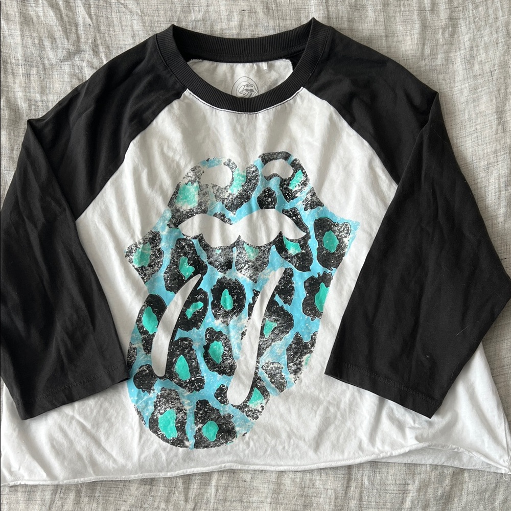 Women’s Rolling Stones Raglan Tee - Medium Like New